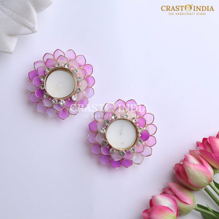 CRASTO INDIA HANDCRAFTED FESTIVE DIYA #127 (PAIR)