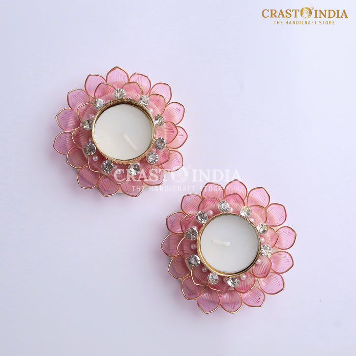 CRASTO INDIA HANDCRAFTED FESTIVE DIYA #127 (PAIR)