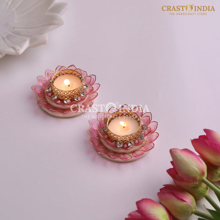CRASTO INDIA HANDCRAFTED FESTIVE DIYA #127 (PAIR)