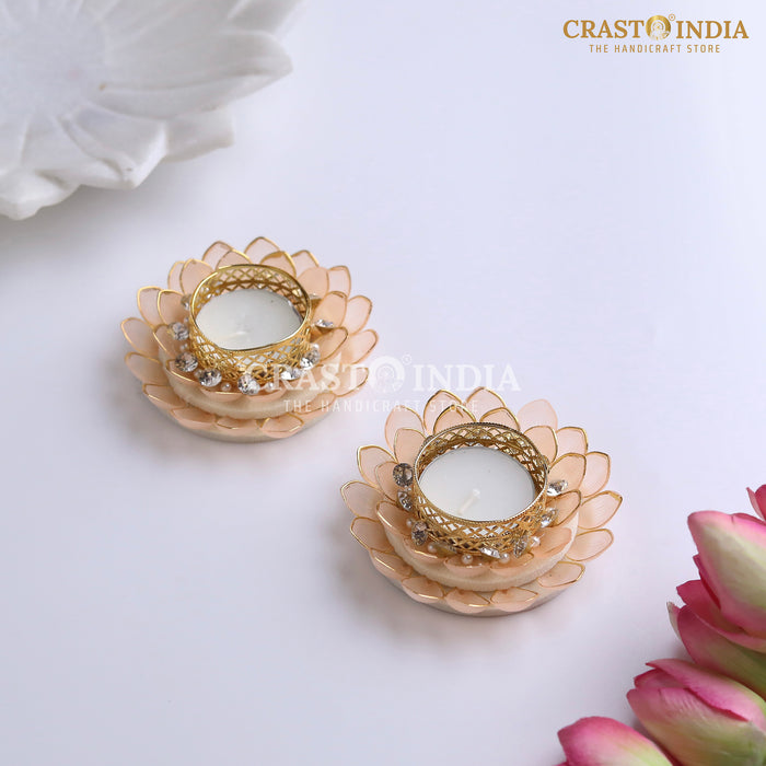 CRASTO INDIA HANDCRAFTED FESTIVE DIYA #127 (PAIR)