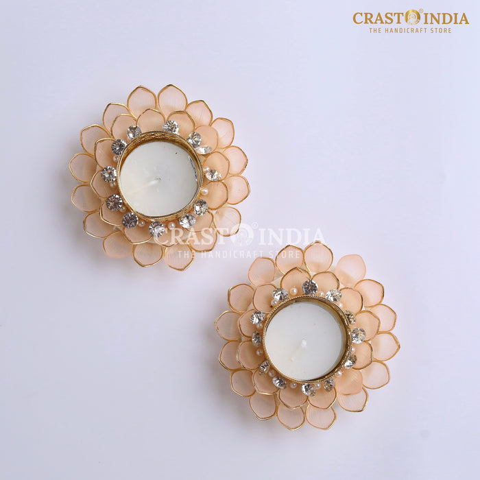 CRASTO INDIA HANDCRAFTED FESTIVE DIYA #127 (PAIR)