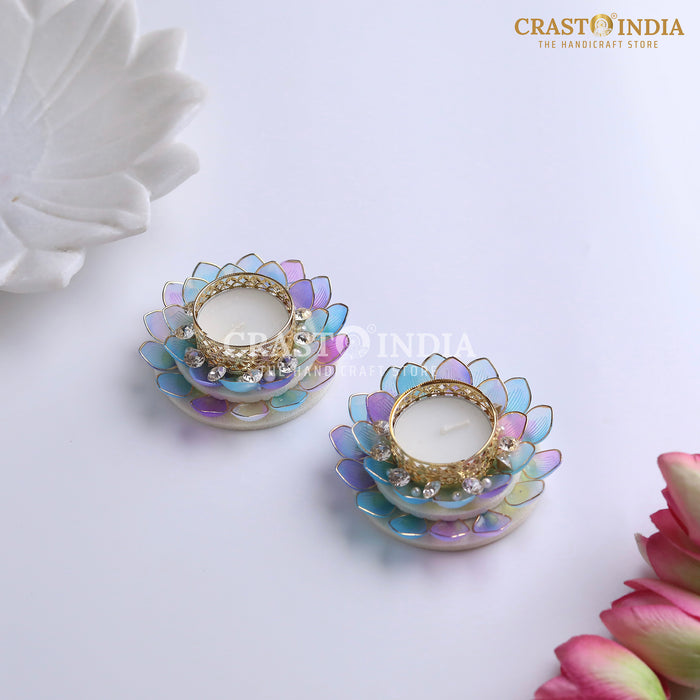 CRASTO INDIA HANDCRAFTED FESTIVE DIYA #127 (PAIR)