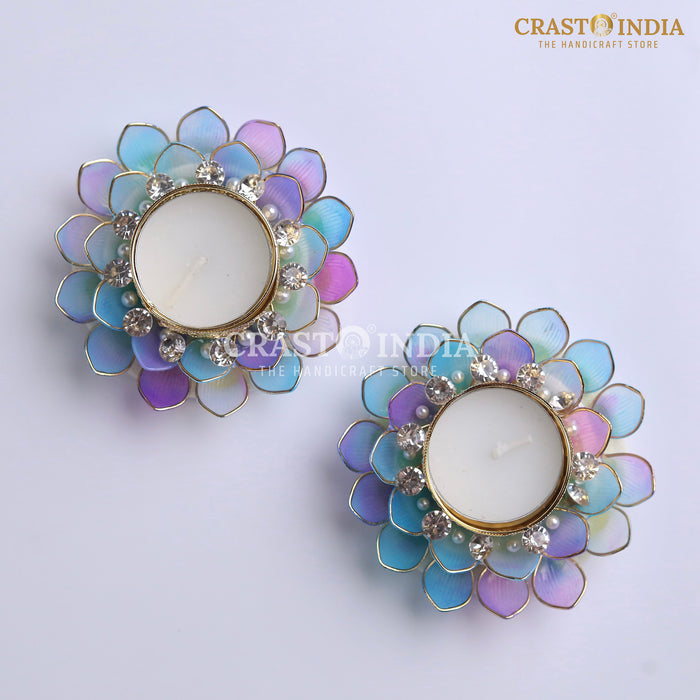 CRASTO INDIA HANDCRAFTED FESTIVE DIYA #127 (PAIR)