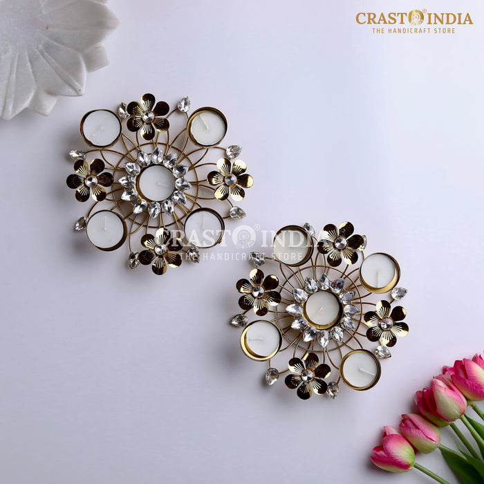 CRASTO INDIA HANDCRAFTED FESTIVE DIYA #124 (1 PAIR)