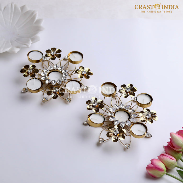 CRASTO INDIA HANDCRAFTED FESTIVE DIYA #124 (1 PAIR)