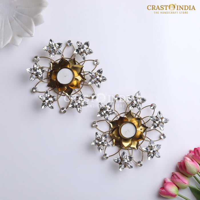 CRASTO INDIA HANDCRAFTED FESTIVE DIYA #123 (1 PAIR)