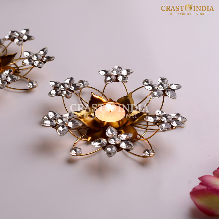 CRASTO INDIA HANDCRAFTED FESTIVE DIYA #123 (1 PAIR)