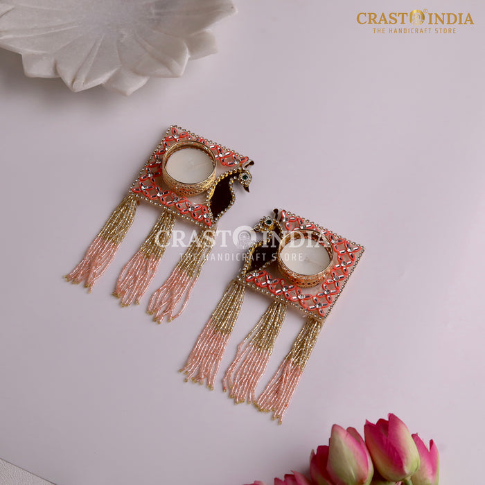 CRASTO INDIA HANDCRAFTED FESTIVE DIYA #113 (PAIR)