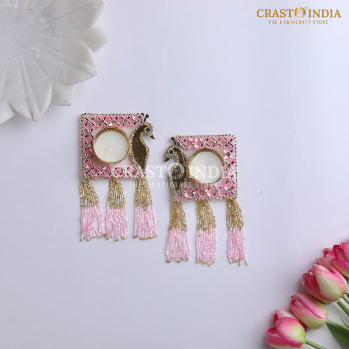 CRASTO INDIA HANDCRAFTED FESTIVE DIYA #113 (PAIR)