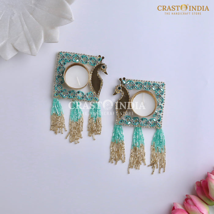 CRASTO INDIA HANDCRAFTED FESTIVE DIYA #113 (PAIR)