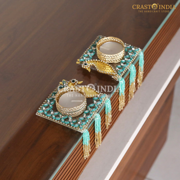CRASTO INDIA HANDCRAFTED FESTIVE DIYA #113 (PAIR)