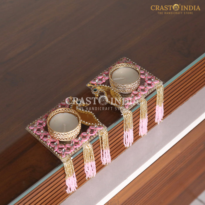 CRASTO INDIA HANDCRAFTED FESTIVE DIYA #113 (PAIR)