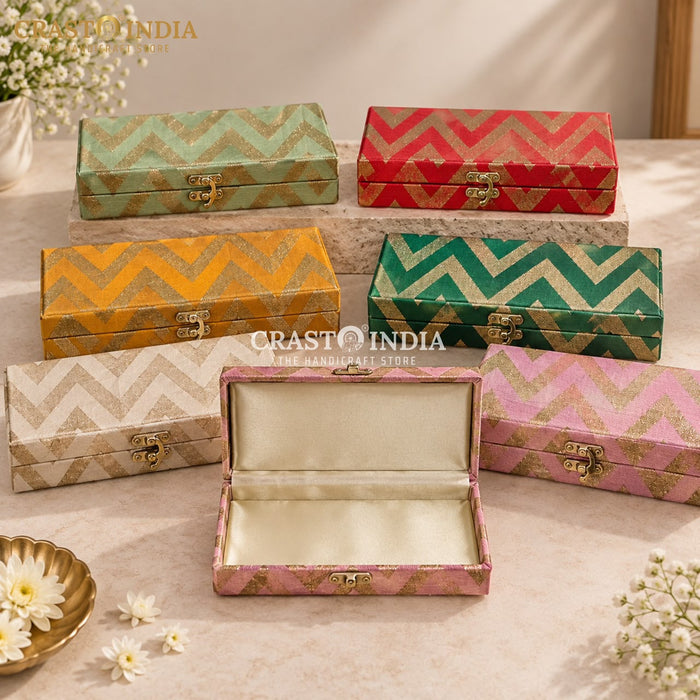 CRASTO INDIA HANDCRAFTED FESTIVE GIFT BOX (PACK OF 5 PCS) - 8x4 inches