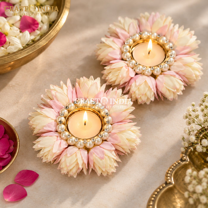 CRASTO INDIA HANDCRAFTED FESTIVE DIYA #193 (PAIR)