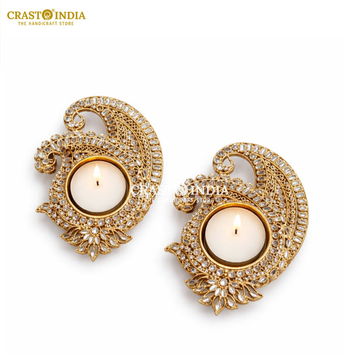 CRASTO INDIA HANDCRAFTED FESTIVE DIYA #143 (PAIR)