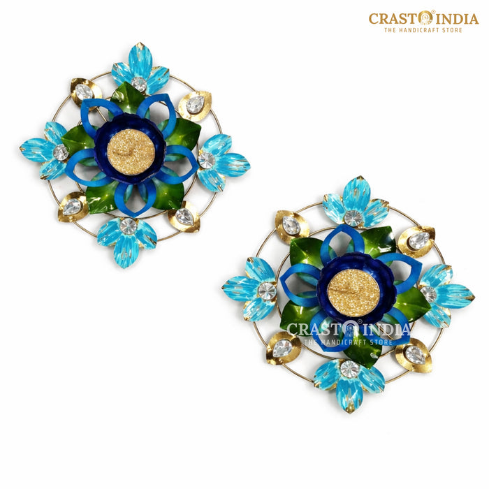 CRASTO INDIA HANDCRAFTED FESTIVE DIYA #138 (PAIR)