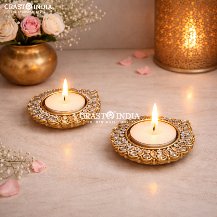 CRASTO INDIA HANDCRAFTED FESTIVE DIYA #149 (PAIR)