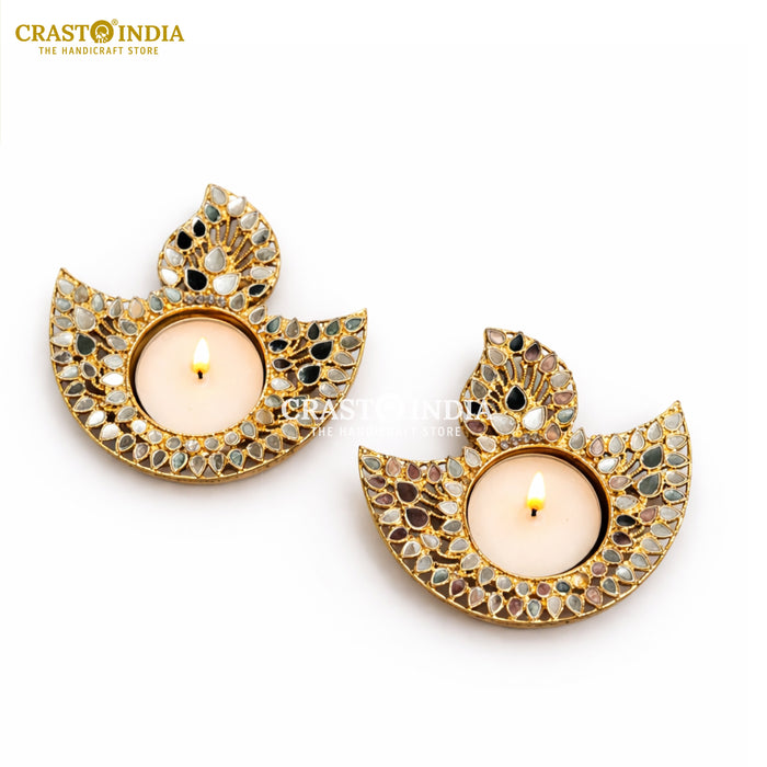 CRASTO INDIA HANDCRAFTED FESTIVE DIYA #150 (PAIR)