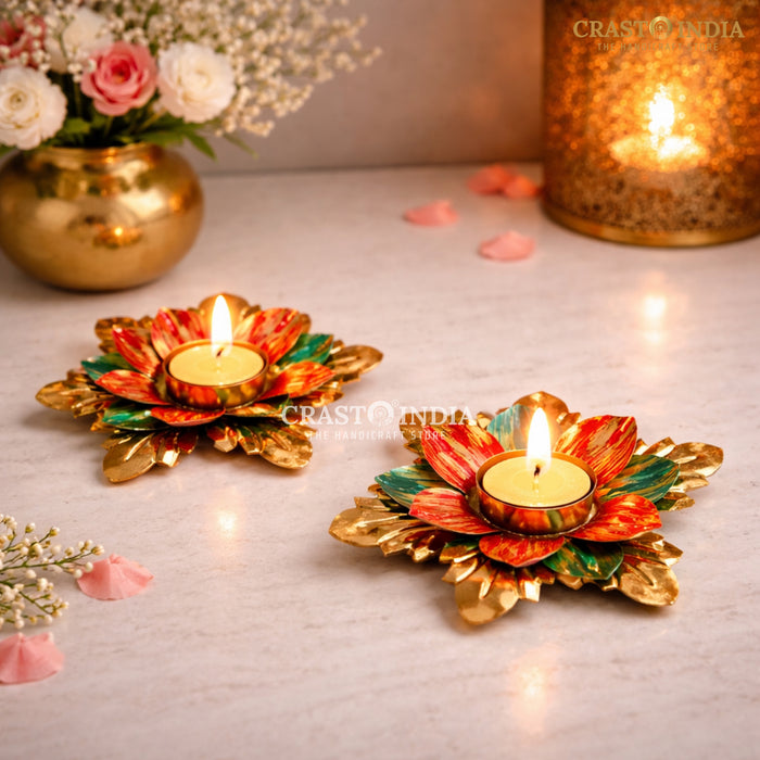 CRASTO INDIA HANDCRAFTED FESTIVE DIYA #137 (PAIR)