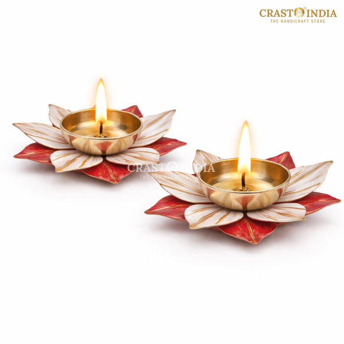 CRASTO INDIA HANDCRAFTED FESTIVE DIYA #131 (PAIR)
