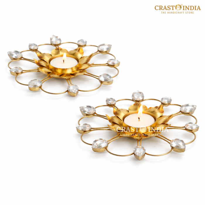 CRASTO INDIA HANDCRAFTED FESTIVE DIYA #134 (PAIR)