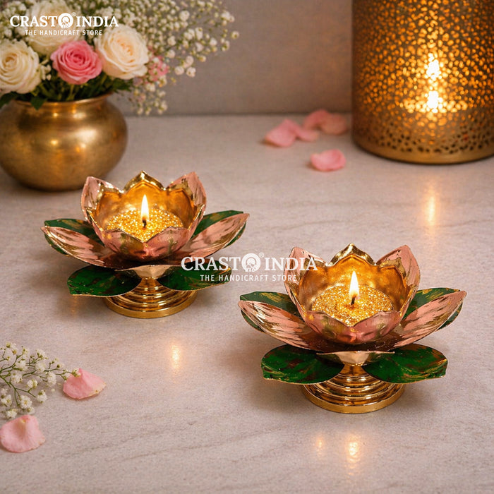 CRASTO INDIA HANDCRAFTED FESTIVE DIYA #167 (PAIR)