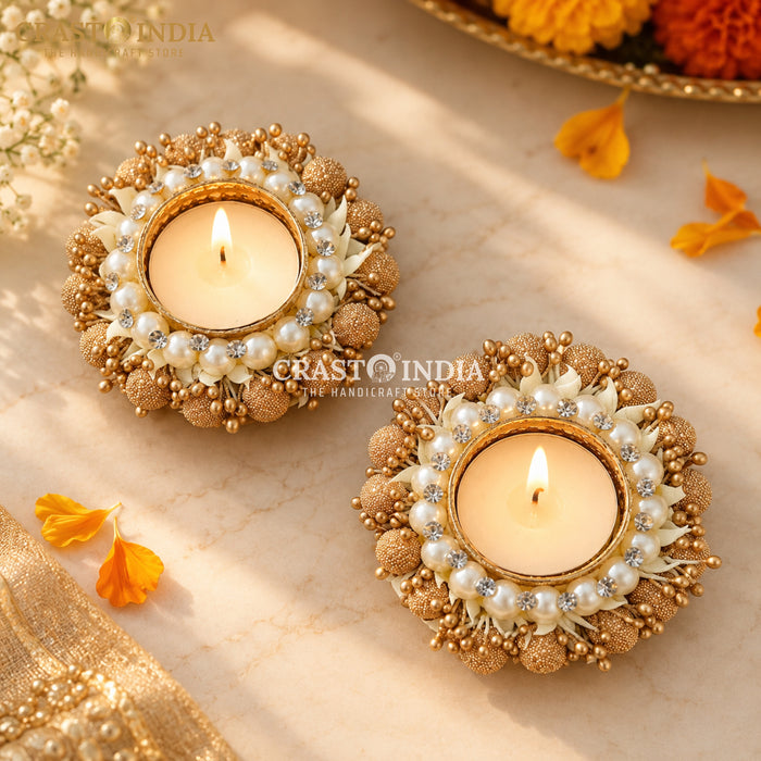CRASTO INDIA HANDCRAFTED FESTIVE DIYA #192 (PAIR)