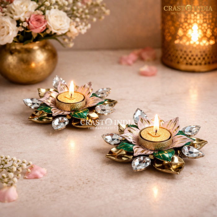CRASTO INDIA HANDCRAFTED FESTIVE DIYA #140 (PAIR)