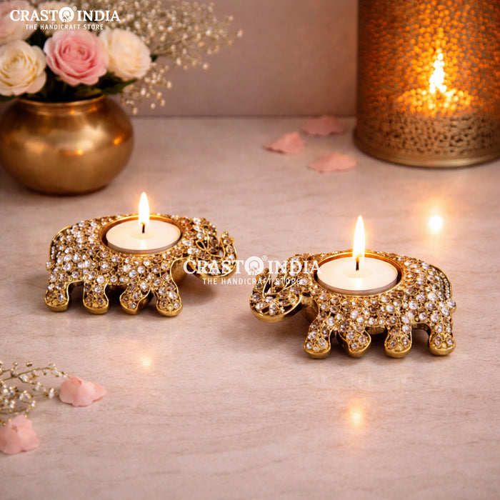 CRASTO INDIA HANDCRAFTED FESTIVE DIYA #148 (PAIR)