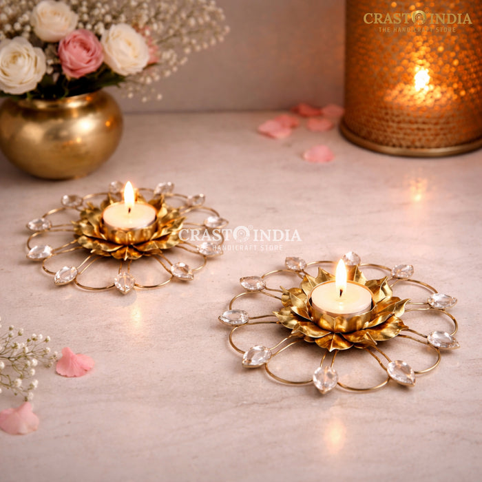 CRASTO INDIA HANDCRAFTED FESTIVE DIYA #134 (PAIR)