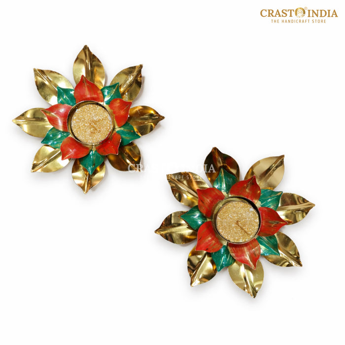 CRASTO INDIA HANDCRAFTED FESTIVE DIYA #133 (PAIR)