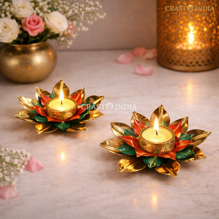 CRASTO INDIA HANDCRAFTED FESTIVE DIYA #133 (PAIR)