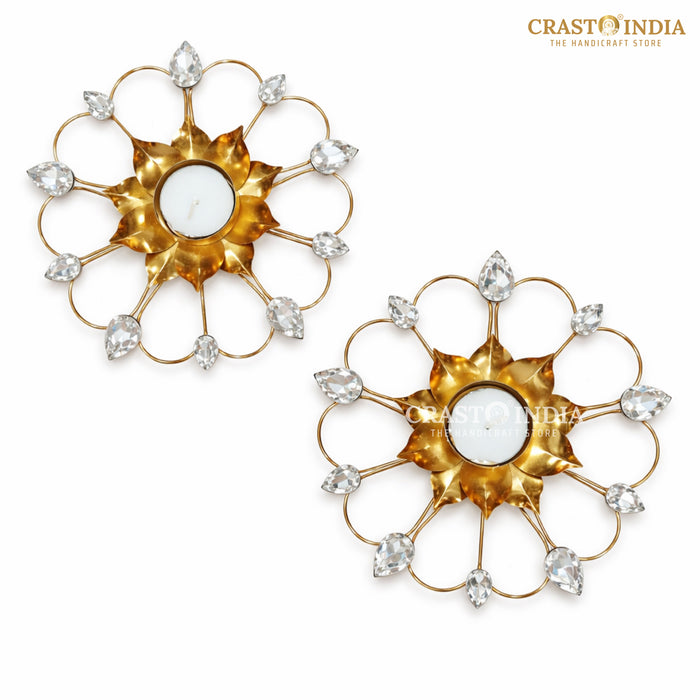 CRASTO INDIA HANDCRAFTED FESTIVE DIYA #134 (PAIR)