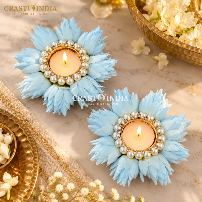 CRASTO INDIA HANDCRAFTED FESTIVE DIYA #193 (PAIR)