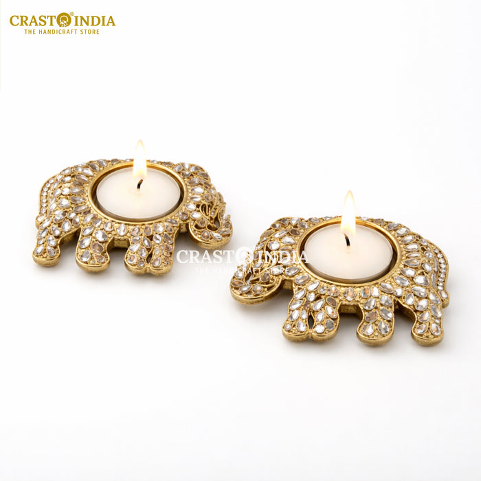 CRASTO INDIA HANDCRAFTED FESTIVE DIYA #148 (PAIR)