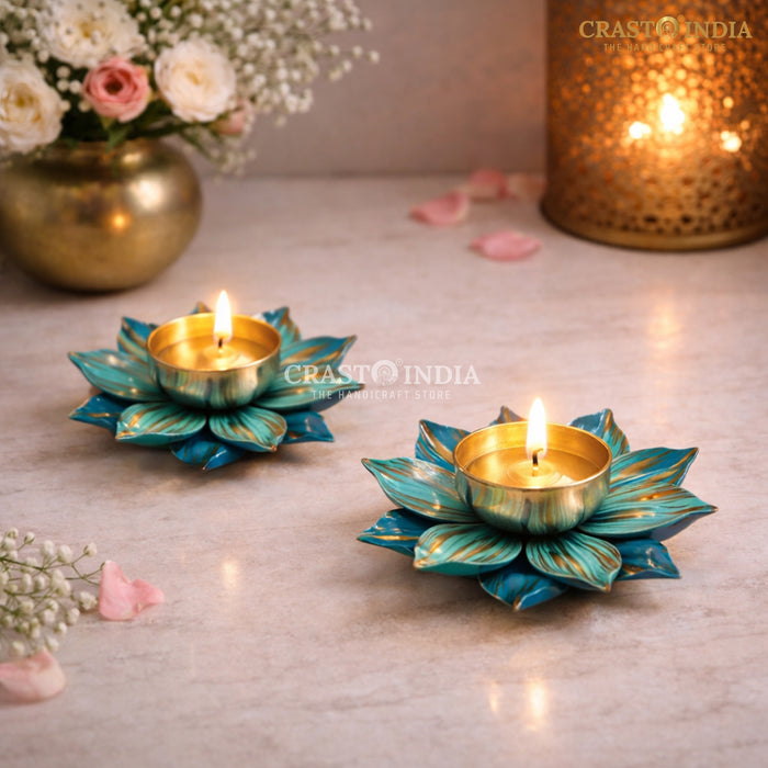 CRASTO INDIA HANDCRAFTED FESTIVE DIYA #131 (PAIR)