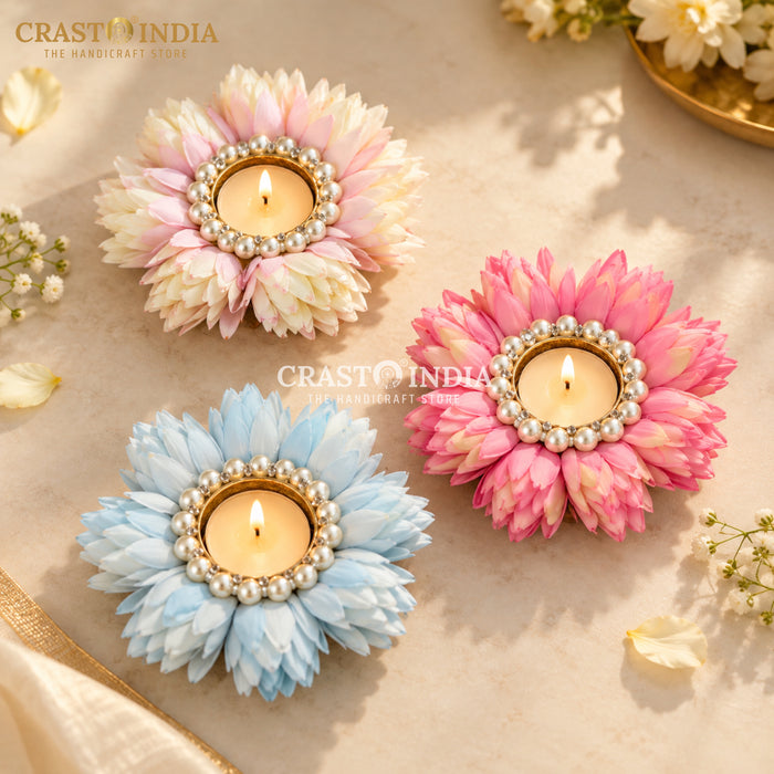 CRASTO INDIA HANDCRAFTED FESTIVE DIYA #193 (PAIR)