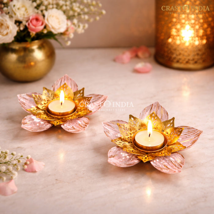 CRASTO INDIA HANDCRAFTED FESTIVE DIYA #132 (PAIR)