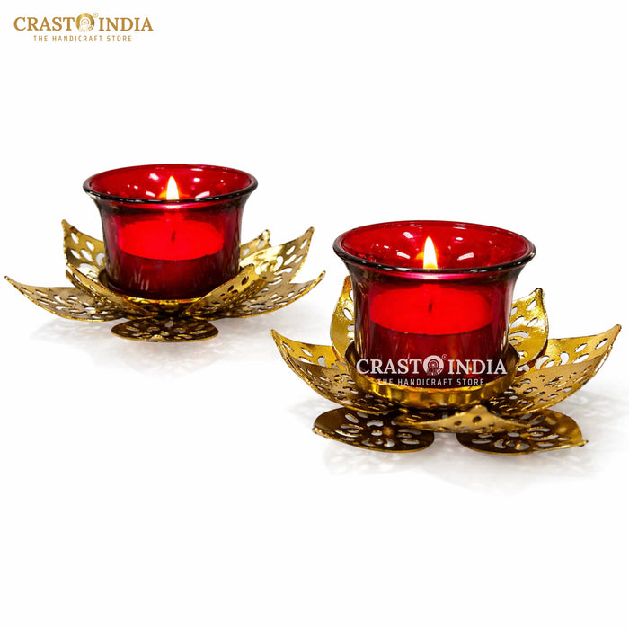 CRASTO INDIA HANDCRAFTED FESTIVE DIYA #163 (PAIR)
