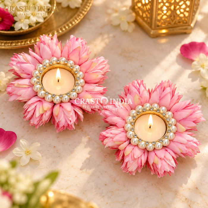 CRASTO INDIA HANDCRAFTED FESTIVE DIYA #193 (PAIR)
