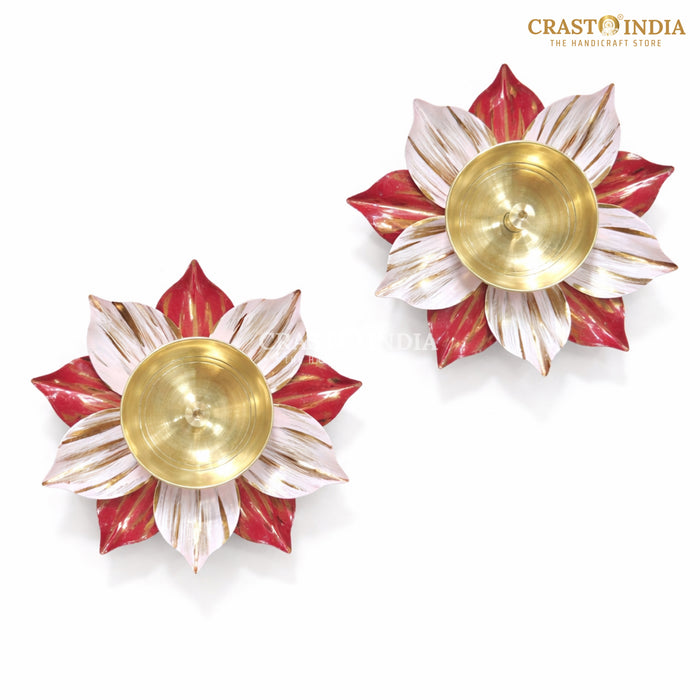 CRASTO INDIA HANDCRAFTED FESTIVE DIYA #131 (PAIR)