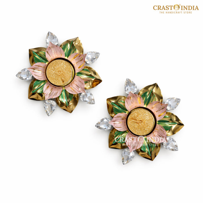 CRASTO INDIA HANDCRAFTED FESTIVE DIYA #140 (PAIR)