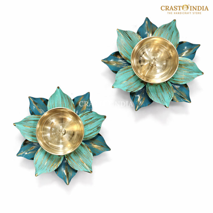 CRASTO INDIA HANDCRAFTED FESTIVE DIYA #131 (PAIR)