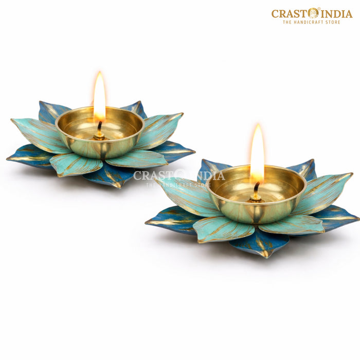 CRASTO INDIA HANDCRAFTED FESTIVE DIYA #131 (PAIR)