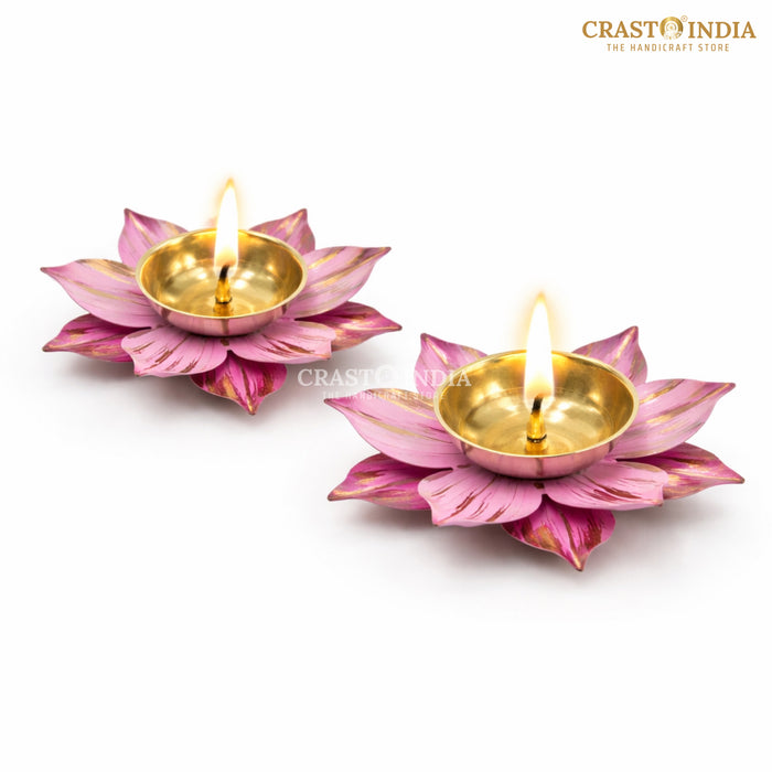 CRASTO INDIA HANDCRAFTED FESTIVE DIYA #131 (PAIR)