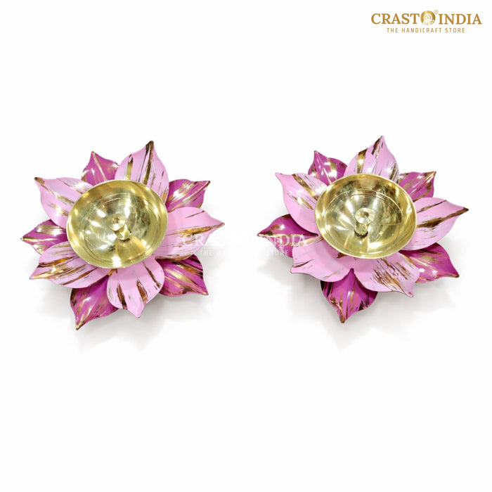 CRASTO INDIA HANDCRAFTED FESTIVE DIYA #131 (PAIR)