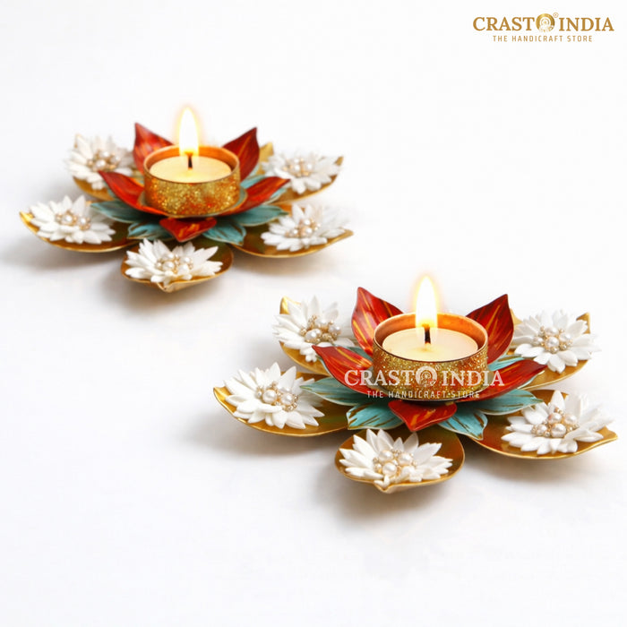 CRASTO INDIA HANDCRAFTED FESTIVE DIYA #135 (PAIR)