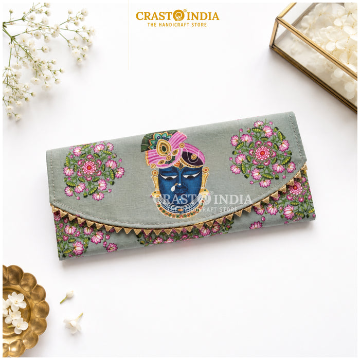 CRASTO INDIA HANDCRAFTED SHRI KRISHNA PRINT ENVELOPES (PACK OF 5)