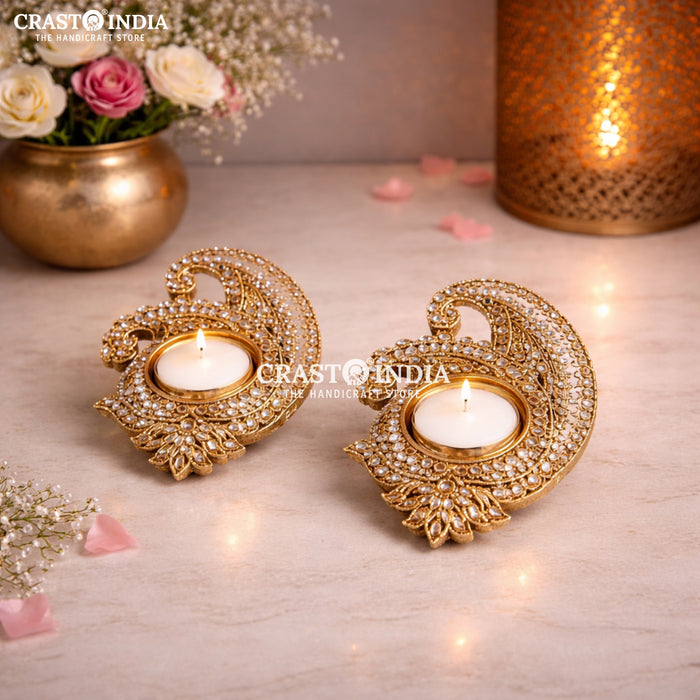 CRASTO INDIA HANDCRAFTED FESTIVE DIYA #143 (PAIR)