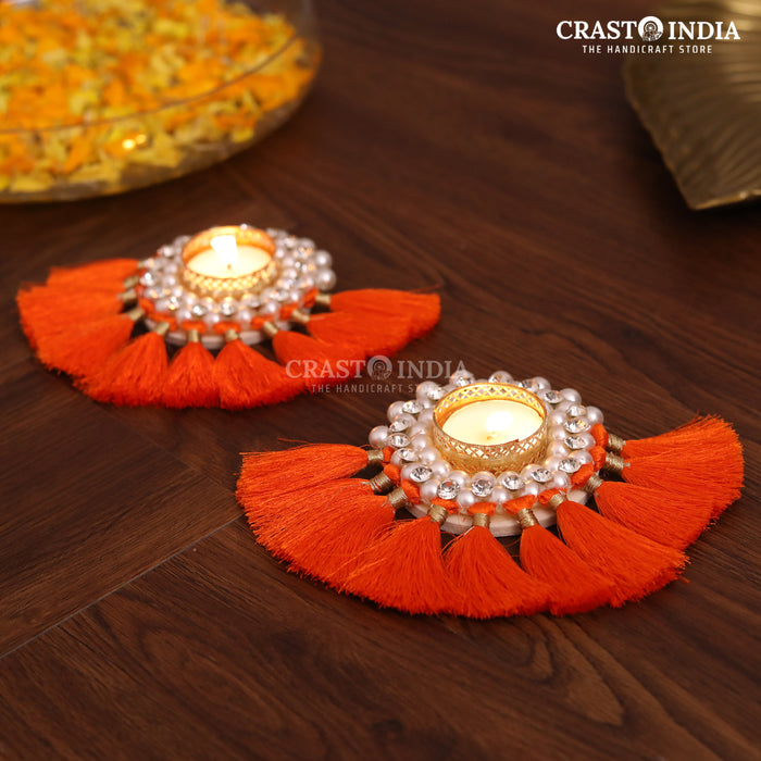 CRASTO INDIA HANDCRAFTED FESTIVE DIYA #31 (PAIR)